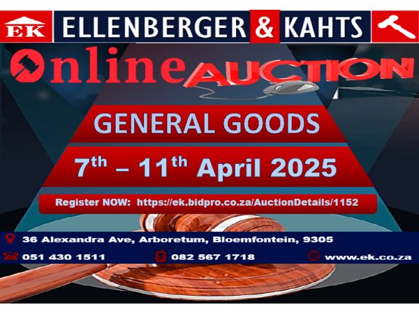ONLINE AUCTION - GENERAL GOODS #10